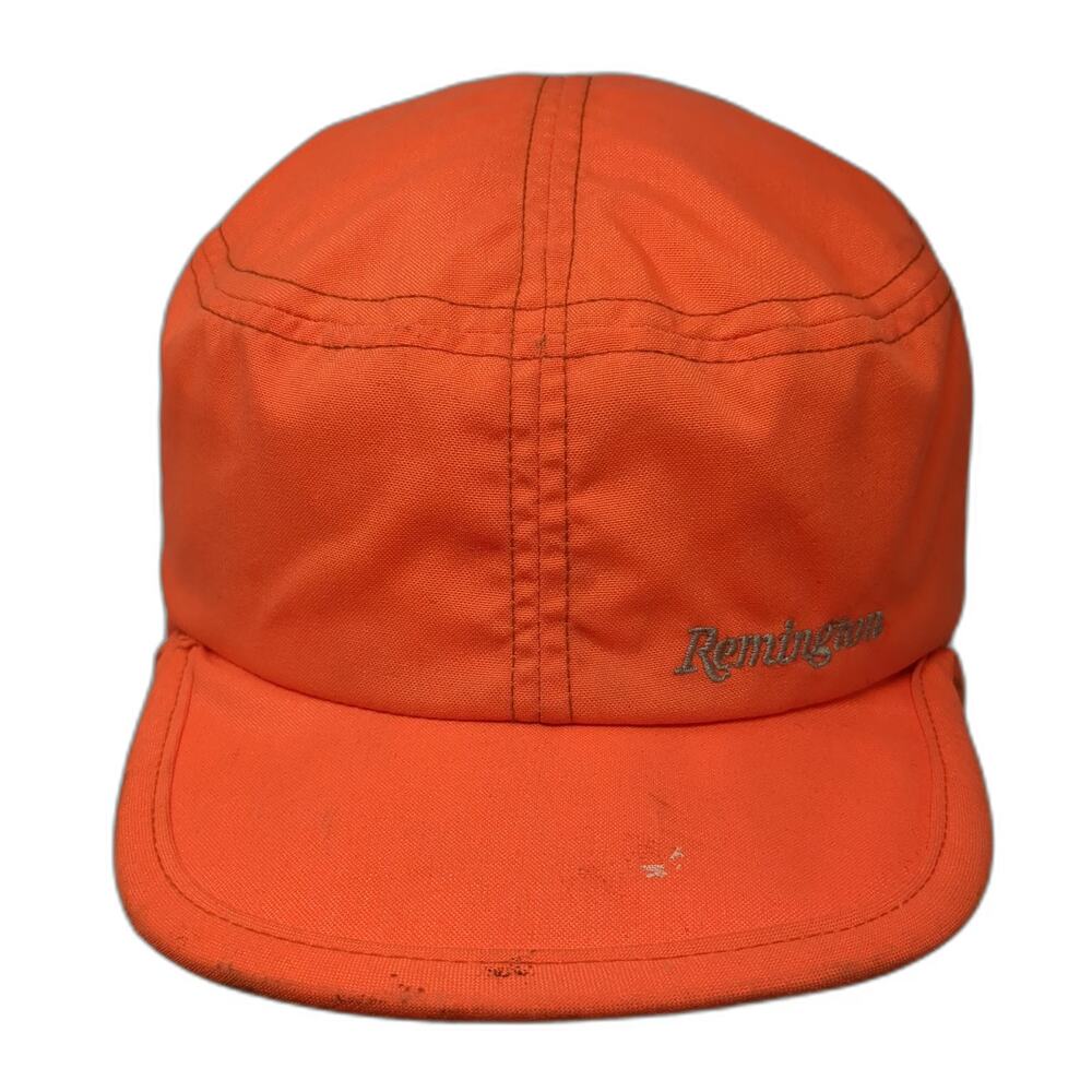 Remington Baseball Cap Orange XL Ear Flaps Thinsulate Blaze Hunting Winter Hat